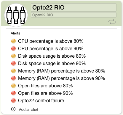 System Resource Alerts