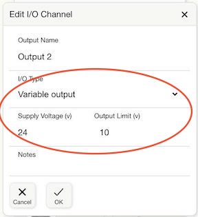 DX Output Settings