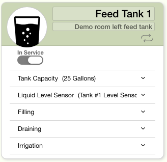 Water Tank Config